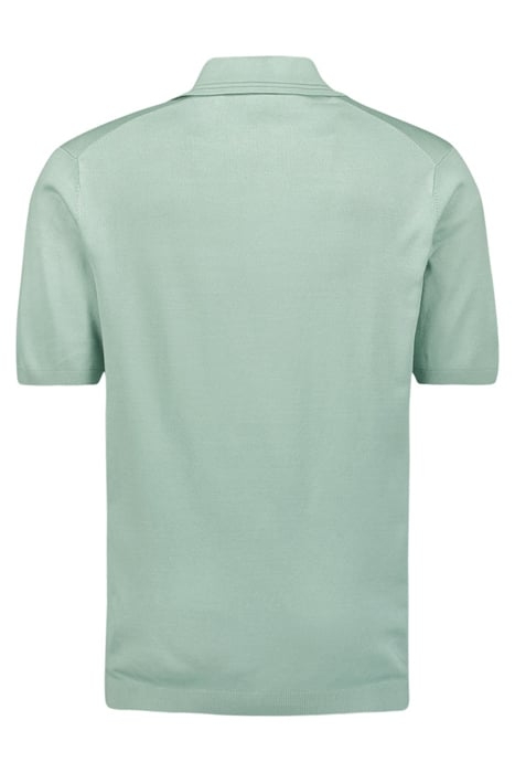 PULLOVER SHORT SLEEVE POLO SOLID MINT 5