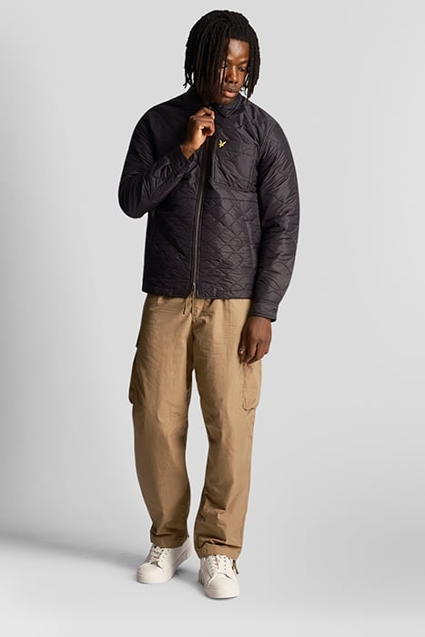 QUILTED OVERSHIRT BLACK ICE 3