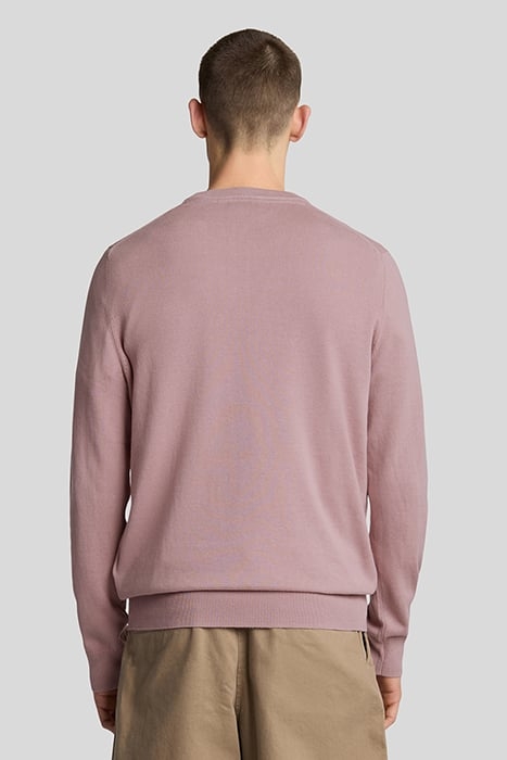COTTON CREW NECK JUMPER FIELD THISTLE 2