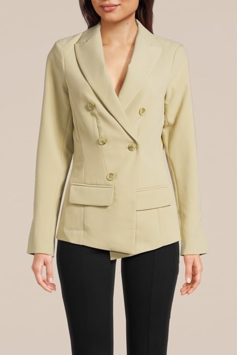 BLAZER FITTED SOFT FOAM GREEN LENTIL 1