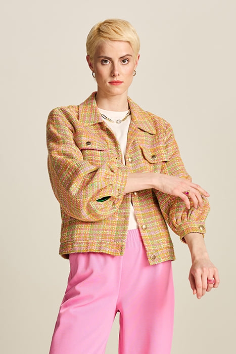 JACKET - TWEED SUNSET MULTI COLOUR 1