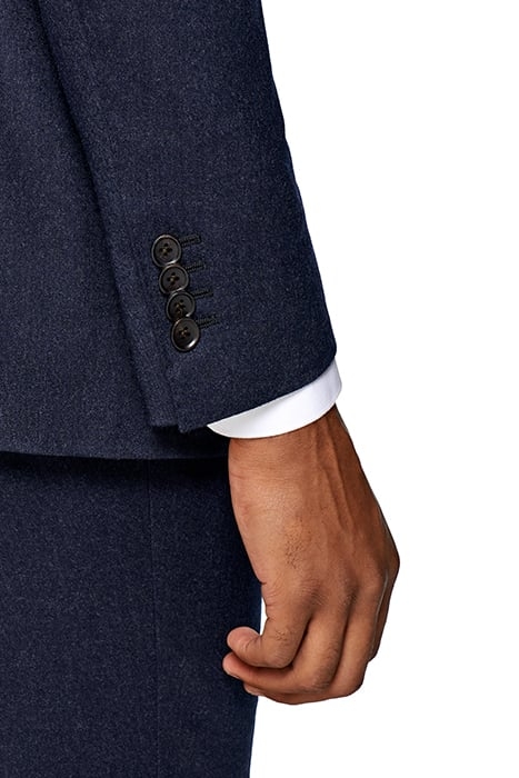 MID BLUE THREE-PIECE LAZIO SUIT MID BLUE 6