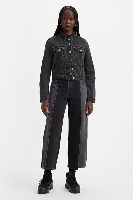 BAGGY STRAIGHT JEANS GREY 2