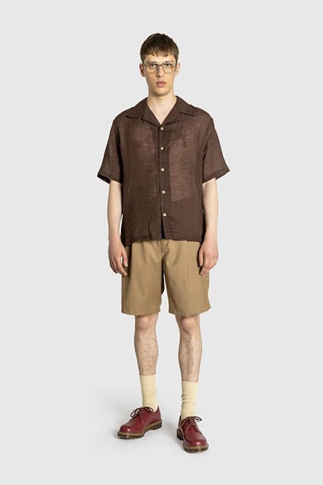 SÉFR – DALIAN SHIRT FEATHER BROWN 2