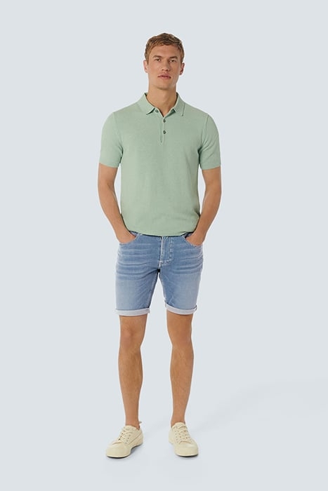 SHORT DENIM STRETCH BLEACH DENIM 3