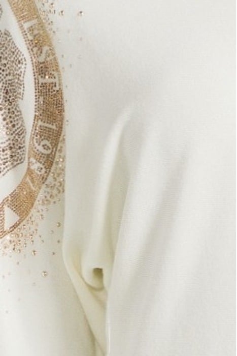 LESLIE LOGO BAT SLEE CREAM WHITE 5