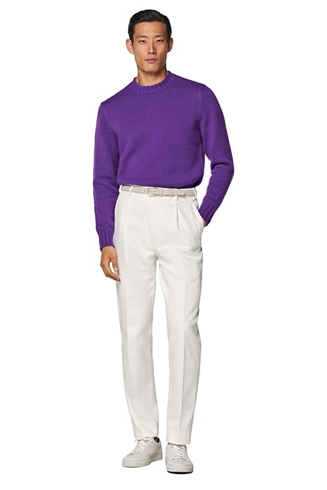 PURPLE MERINO CREWNECK PURPLE 3