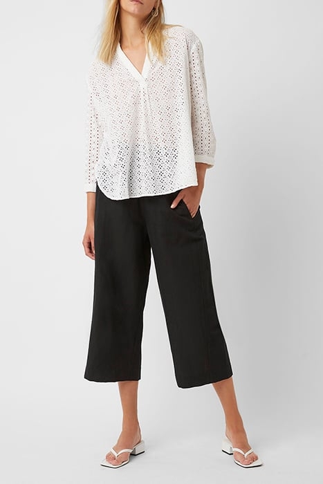 SUMMER BROIDERIE LS POPOVRSHRT WHITE 1