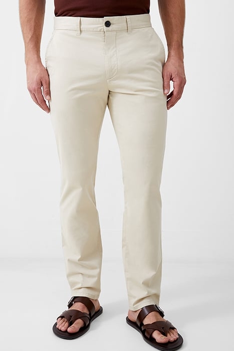 STRETCH CHINO TROUSERS STONE 1