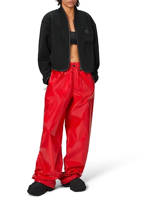 UNISEX DURBAN SHORT FLEECE JACKET T1 BLACK 4