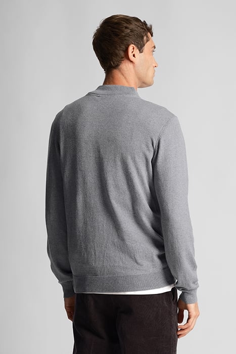 ROLL NECK JUMPER MID GREY MARL 2