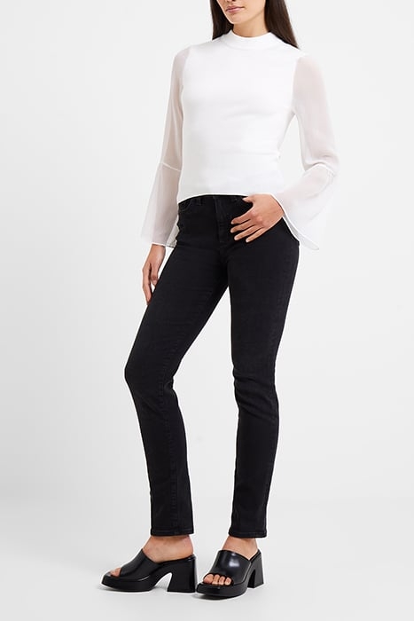 PATSY KRISTA LACE KNIT SWEATER WHITE 1