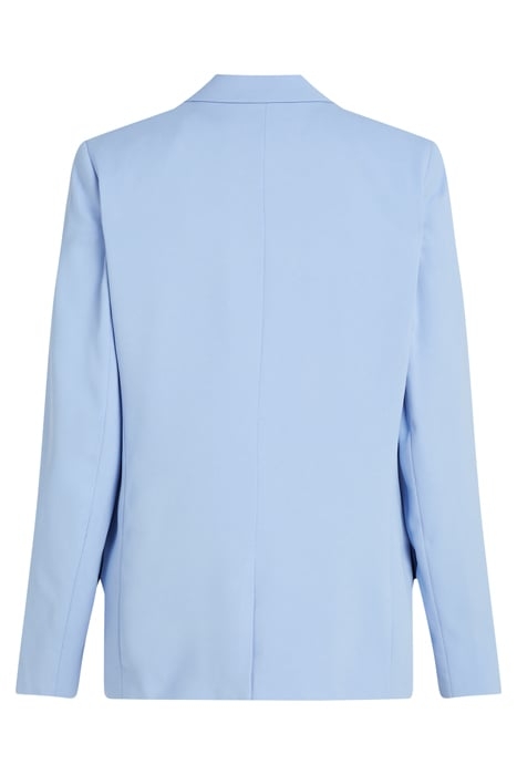 SATIN CREPE DBL BREASTED BLZR HYDRANGEA 2