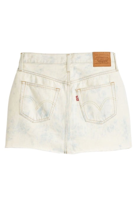 ICON DENIM SKIRT WHITE 5