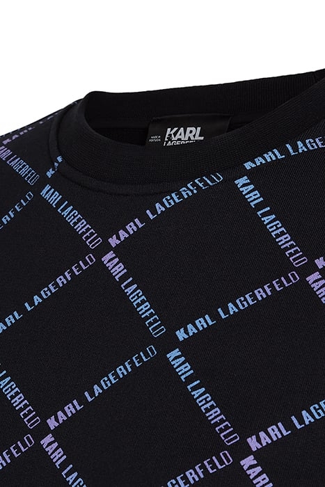 DIAMOND KARL AOP SWEAT BLACK 3