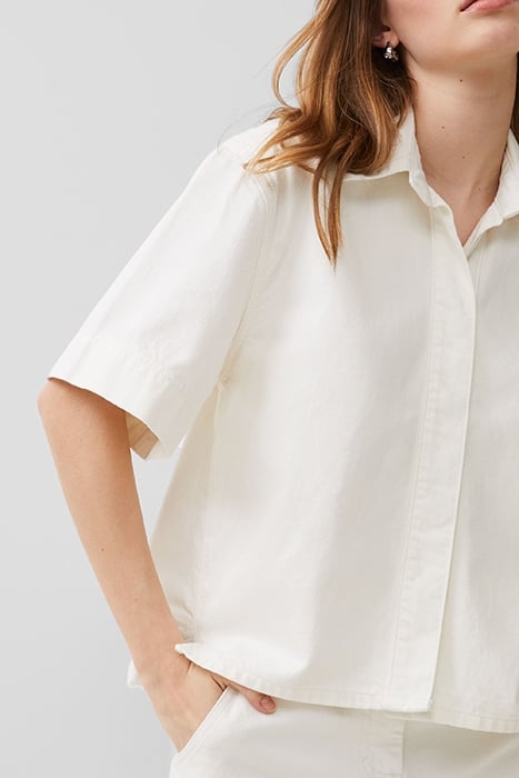 FINLEY DENIM SHORT SLEEVE SHIRT ECRU 4