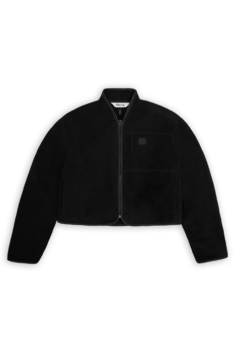 UNISEX DURBAN SHORT FLEECE JACKET T1 BLACK 1