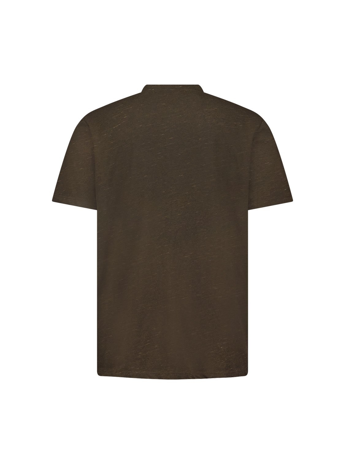 T-SHIRT GRANDDAD MELANGE COFFEE 5