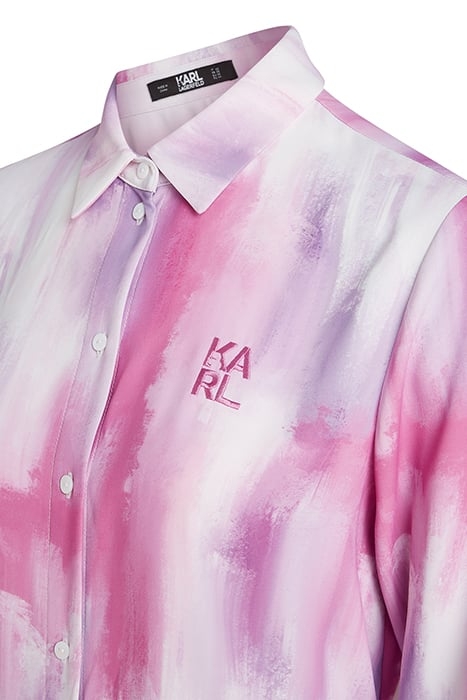 DEGRADÉ LS WOVEN DRESS SPRING CROCUS 3