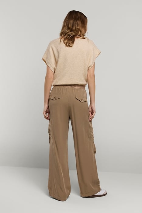 TROUSERS CARGO TENCEL FUNGHI 2
