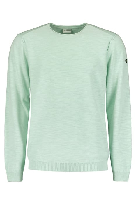 PULLOVER CREWNECK GARMENT DYED + STONE WASHED MINT 4
