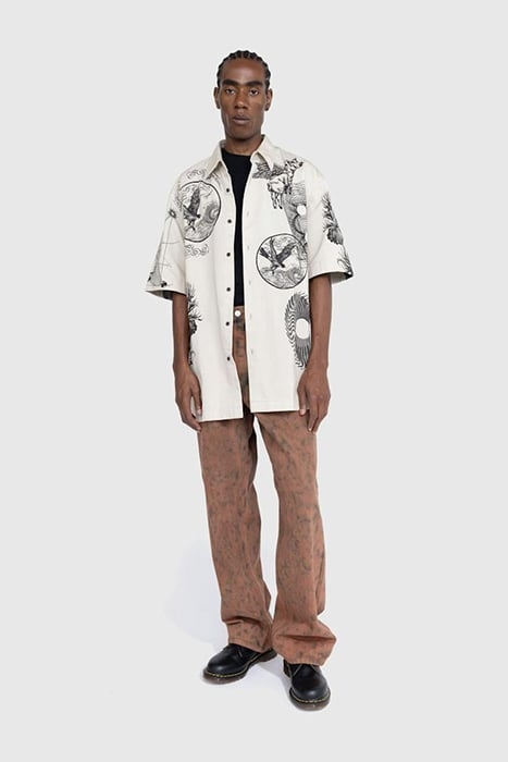 DRIES VAN NOTEN – CASSIDYE SHIRT CEMENT 1