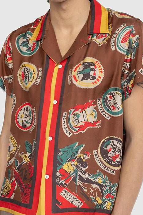 BODE – STATE SEAL SHORT-SLEEVE SHIRT MULTI 4