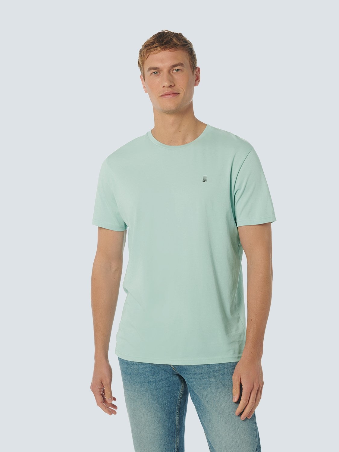 T-SHIRT CREWNECK SOLID BASIC MINT 1