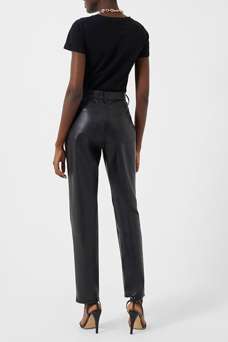 ETTA VEGAN HIGH RSE STR LG TRS BLACK 3