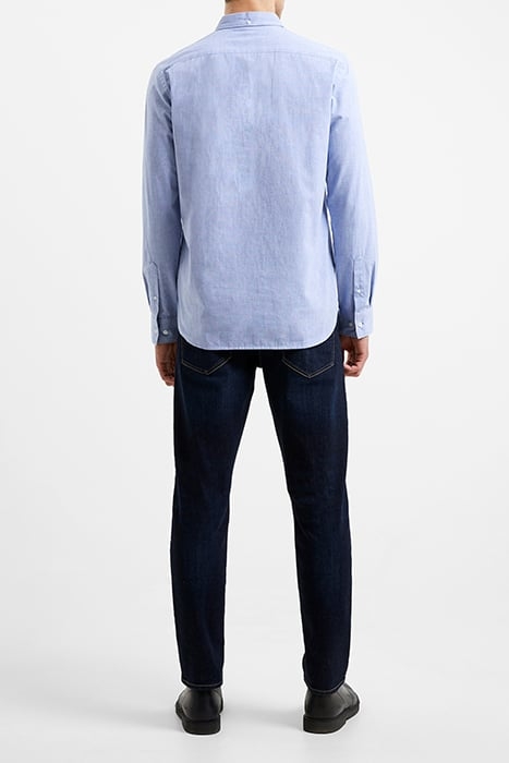 OXFORD LONG SLEEVE SHIRT MID BLUE 2