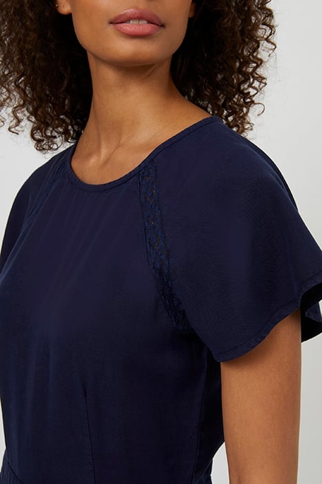 SIMPLE LYOCELL SSLV JUMPSUIT BLUE 4