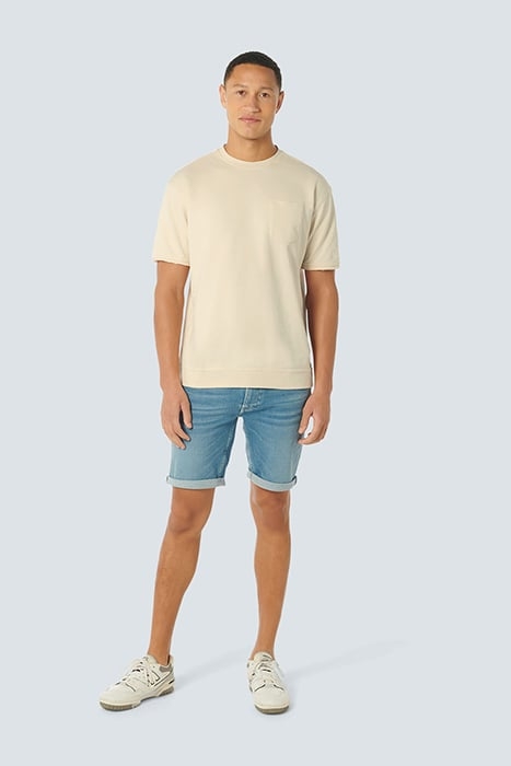 SWEATER SHORT SLEEVE CREWNECK CREAM 3