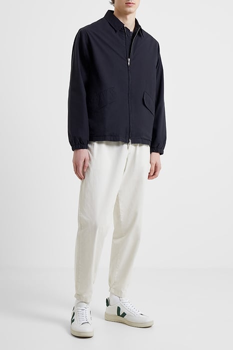 PEACHED COTTON COACH JACKET BLACK ONYX 4