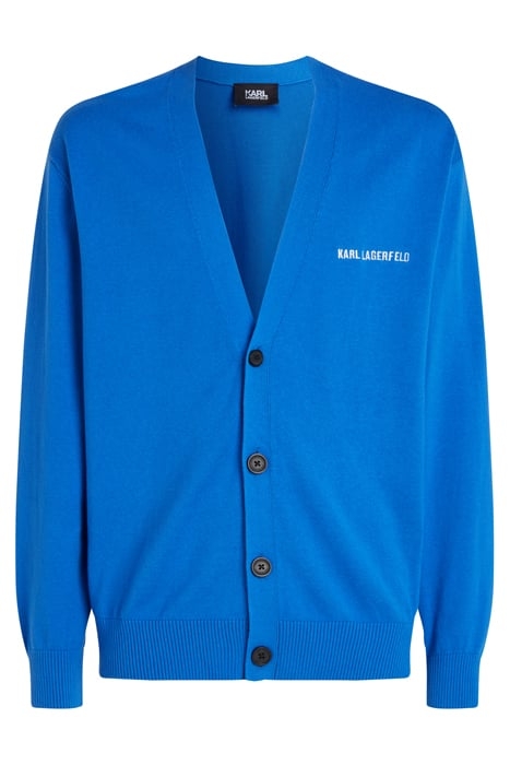 V NECK CARDIGAN ROYAL BLUE 1