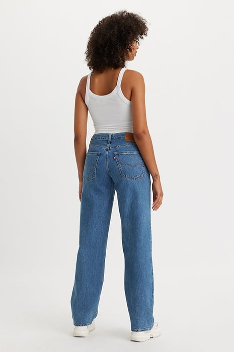 BAGGY STRAIGHT JEANS BLUE 2