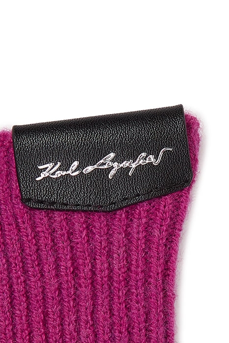 K/ARROW KNIT GLOVES FUCHSIA 3
