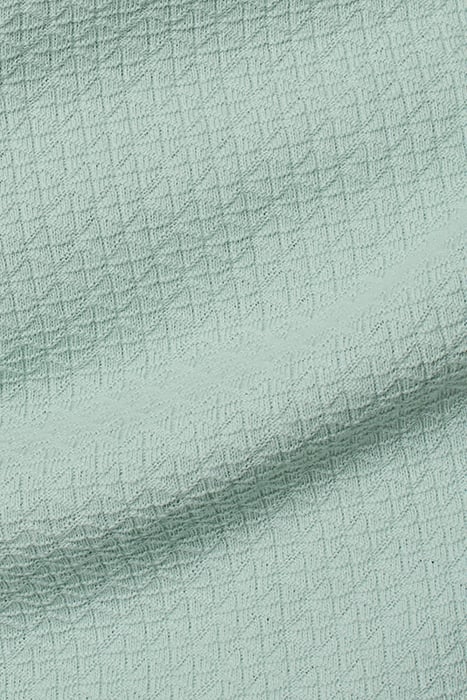 T-SHIRT CREWNECK SOLID JACQUARD MINT 7