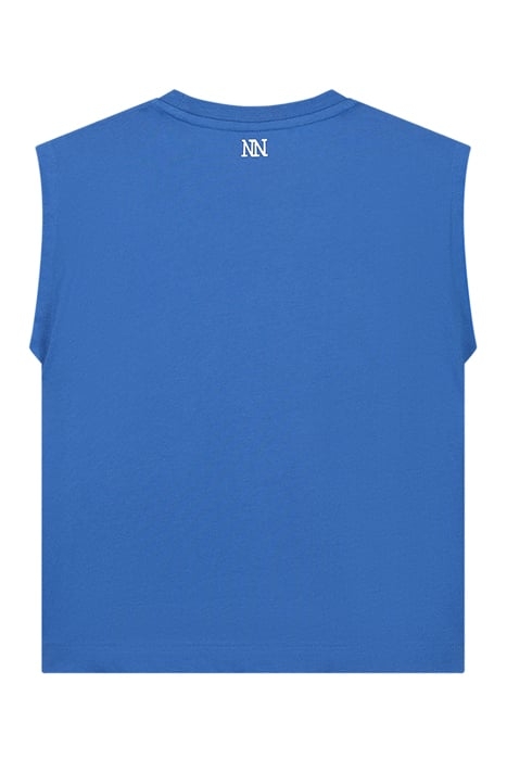 PLEAT T-SHIRT NAUTICAL BLUE 3