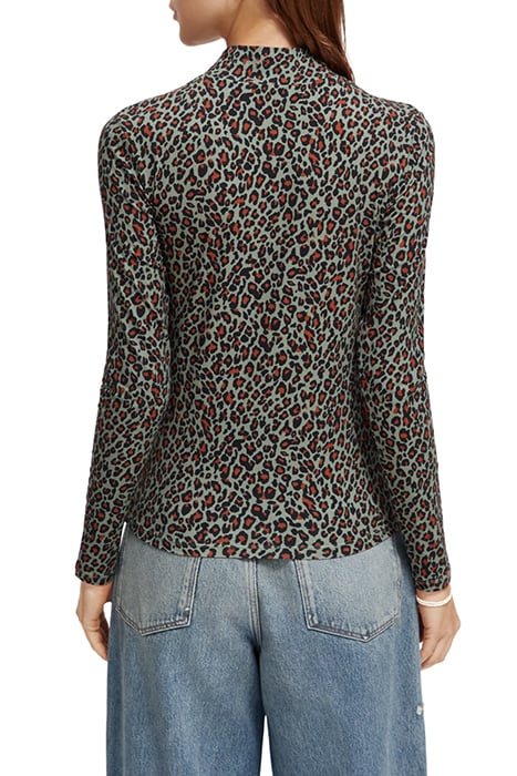 ALL OVER PRINTED MOCKNECK LONG SLEEVED SHIRT CREATURES OF TH 2