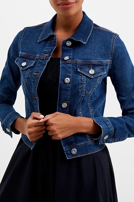 STRETCH TRUCKER JKT BLUE 3