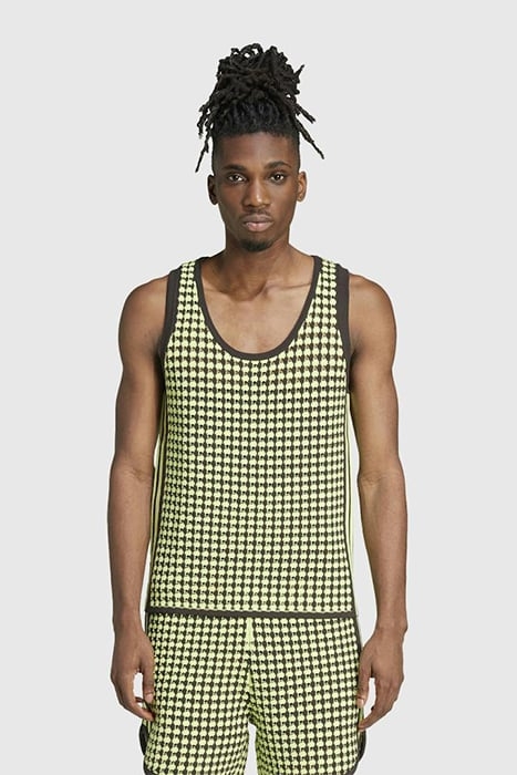 ADIDAS X WALES BONNER – KNIT VEST SEMI FROZEN YELLOW/NIGHT B 1