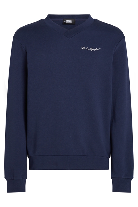 KARL LAGERFELD LOGO VNK SWEAT BLACK IRIS 1