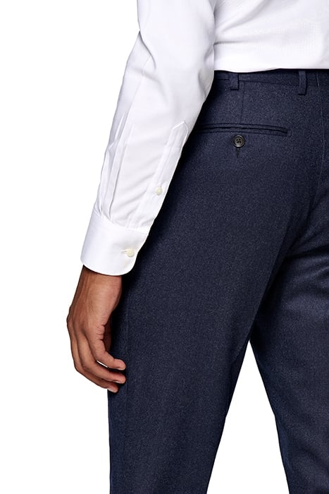 MID BLUE THREE-PIECE LAZIO SUIT MID BLUE 7