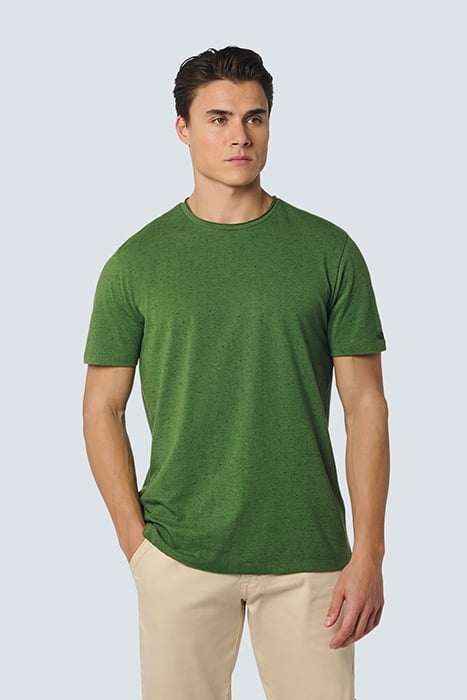T-SHIRT CREWNECK MELANGE GREEN 1