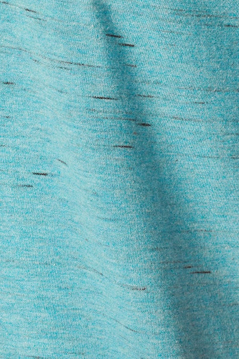 T-SHIRT GRANDDAD MELANGE AQUA 7