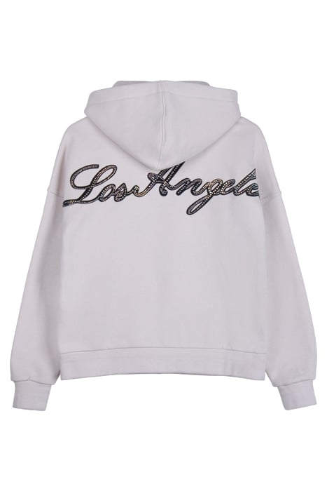 HOOD ZIP L.A. SWEATS MUTED STONE 2