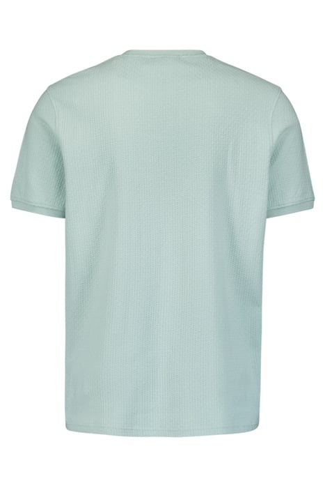 T-SHIRT CREWNECK SOLID JACQUARD MINT 5