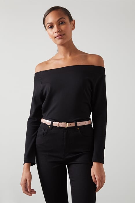 GUNDERS THIN BELT PINK 2