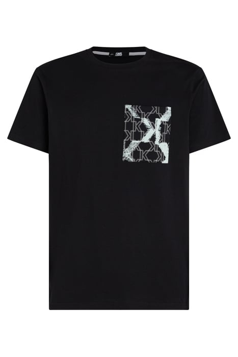 MONOGRAM POCKET SS TEE BLACK 1