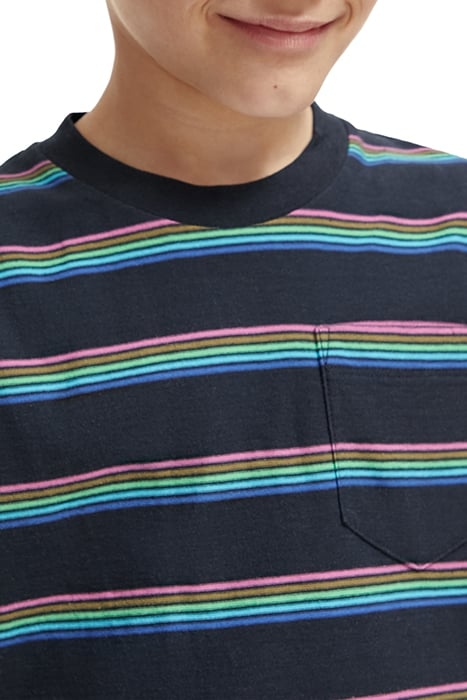 BOYS RELAXED FIT YARN-DYED STRIPE T-SHIRT IN ORGANIC COTTON 6